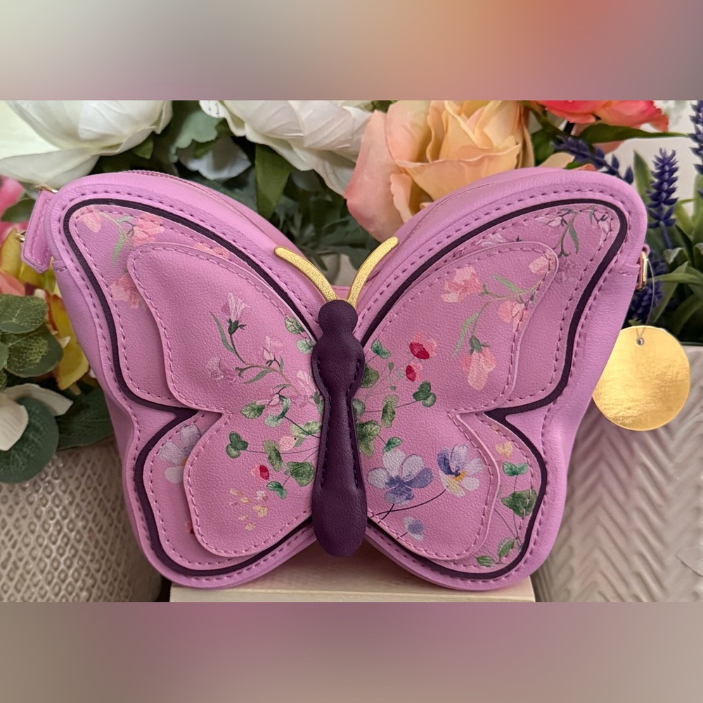 🆕🦋 BATH & BODY WORKS LIMITED EDITION BUTTERFLY CROSSBODY BAG. NEW WTAGS! - Picture 6 of 12